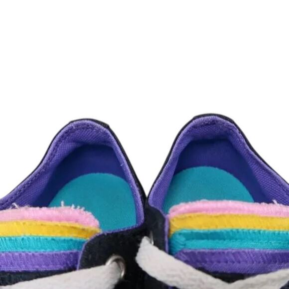 Converse Shoes Girls 3 Sneakers Chuck Taylor All Star Multi Tongue Casual Active - Picture 12 of 16